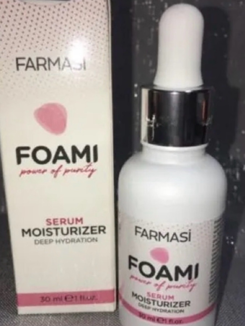 Foami Serum Moisturizer by Farmasi 30 ml power of purity deep hydration New
